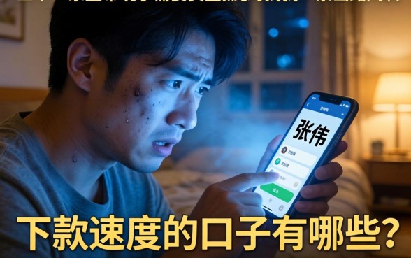 下款速度快的口子有哪些，筛选五个急用钱无视一切必下款的口子