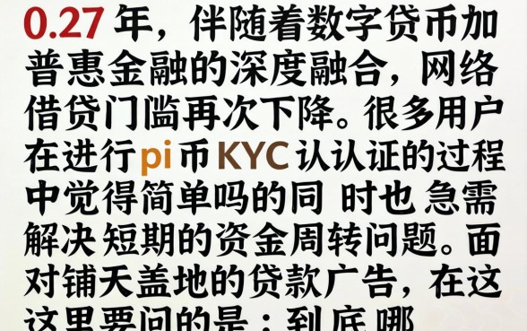 pi币KYC认证过程简单吗，精选5个能百分百通过的网贷软件