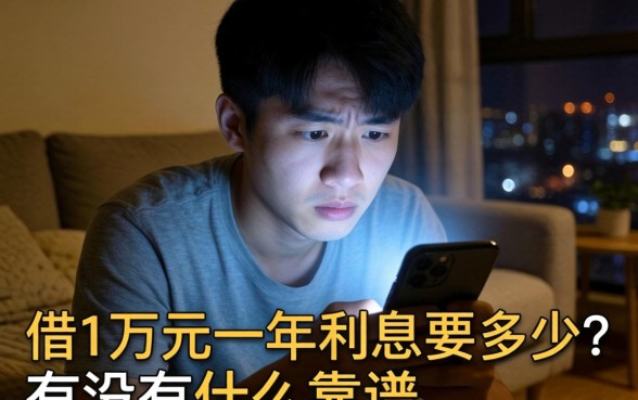 1万元1年贷款利息多钱，汇整五个闪电审批的平台