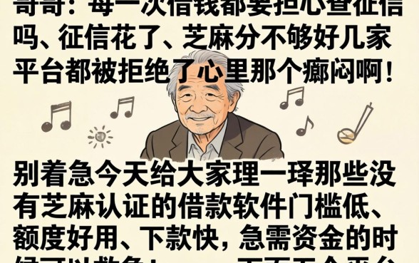 不用芝麻认证的借款软件，理出5个最新网贷口子今日整理这五个app