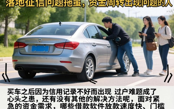 买车后征信黑花了怎么过户，梳理五个借款快的网贷软件