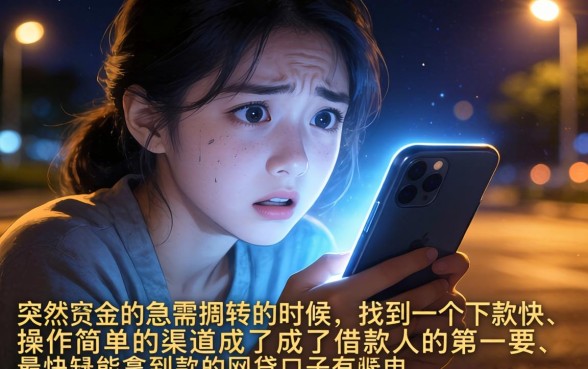 下款最快的网贷口子大推荐,梳理五个手机上可以借钱的平台