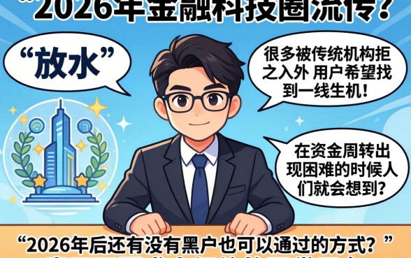 2026年放水口子无视黑白，倾情分享5个无视黑白的网贷app