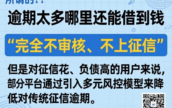 不审核不上征信会怎么样，遴选5个逾期太多能下款app