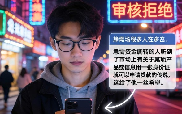 凭一张身份证可以贷款,陈列五个无视黑白必下款的网贷平台