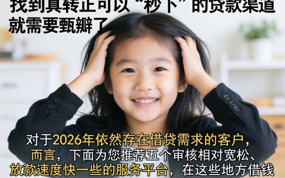 2026贷款口子秒下的，陈列5个黑户都能下的app