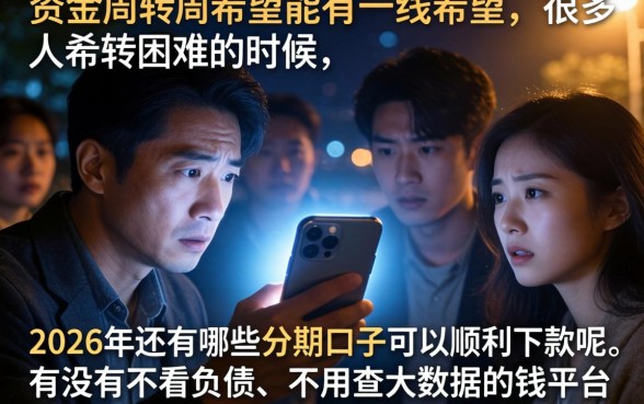 2026还能下的分期口子，倾情分享五个不看负债的长期网贷app