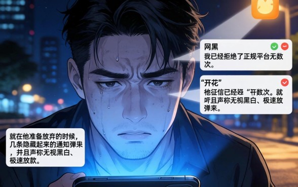 人人都下款的口子,罗列五个网黑逾期下款app