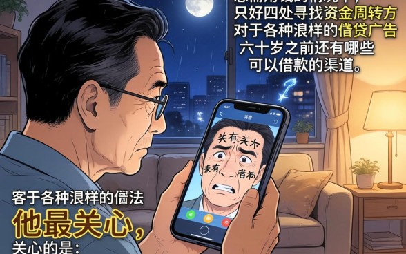 60岁之内的借款口子，整合5个最新无视黑白户网贷口子