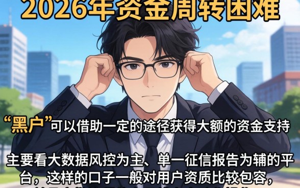 2026年还有哪些，整理5个黑户可以做大额贷款app