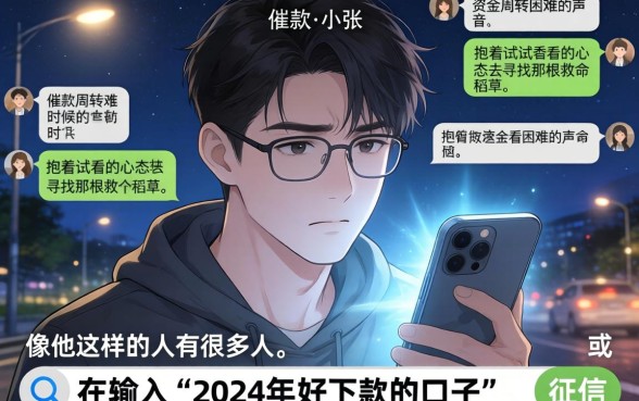 24年口子秒下款,陈列五个征信花居然都下款的app