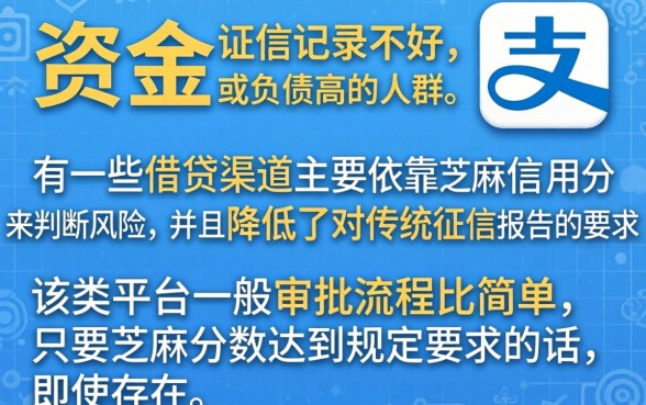 不查征信只看芝麻分放贷，整理5个不看负债的网贷平台