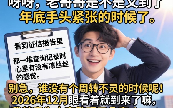2026年12月不看负债,归集5个征信花居然都下款了的口子