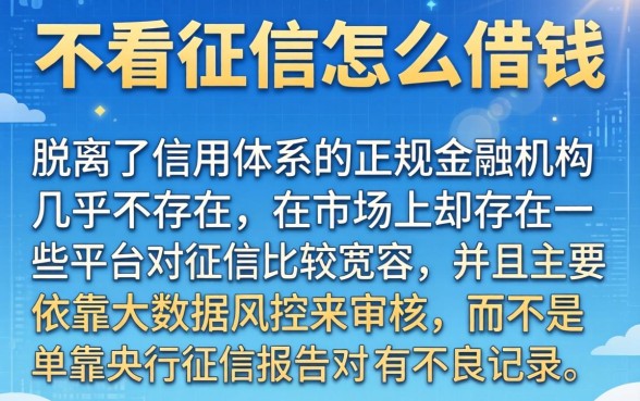 不看征信能在哪里借到钱嘛，汇总5个12月能贷款的口子