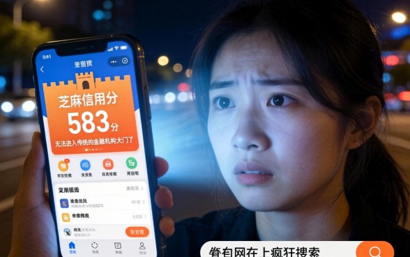 583芝麻分贷款，规整五个贷款不上诚信平台的app