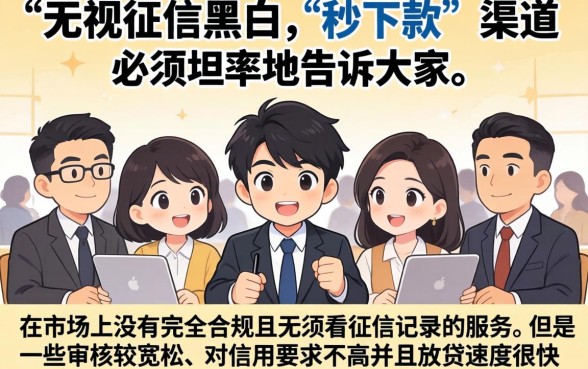 下款的口子有哪些，整合五个无视征信黑白100%秒下网贷app