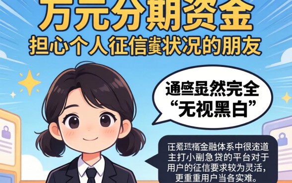 2万元分期口子无视黑白,甄选5个手机小额黑户快速贷款app