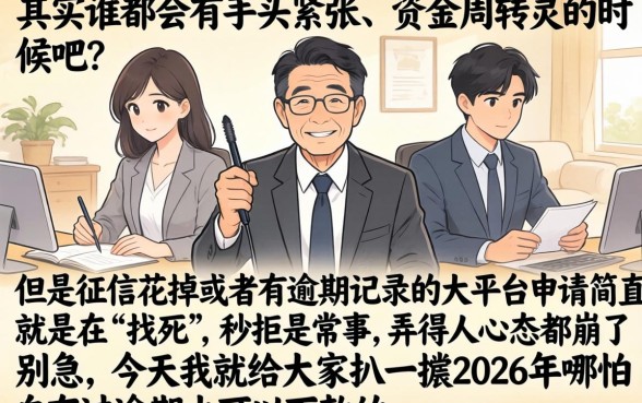 2026逾期还能下款的软件,详尽说明五个不看欠款的贷款软件