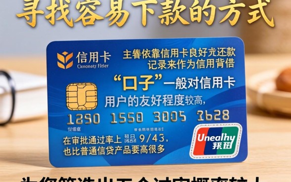 信用卡下贷款的口子，筛选五个借款口子最容易下软件