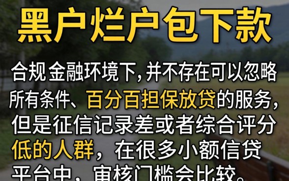 2026年黑户烂户网贷口子,细致阐述五个无视一切包下款5000秒下款的口子