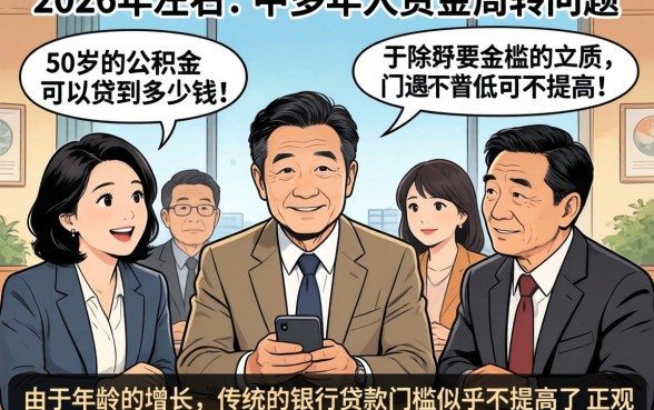50岁公积金能贷多少钱，深入剖析5个无视黑白户最新口子