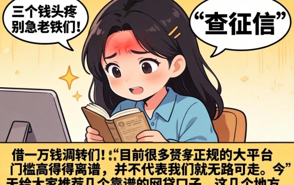 一万元借款app,胪列5个不用面签和芝麻分的贷款软件