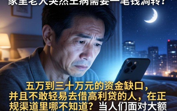 个人五到三十万的网贷口子，归集五个靠谱借钱的网贷app