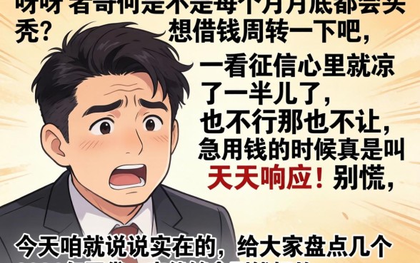 2026网贷必下款，枚举5个借款无视黑白100%秒过