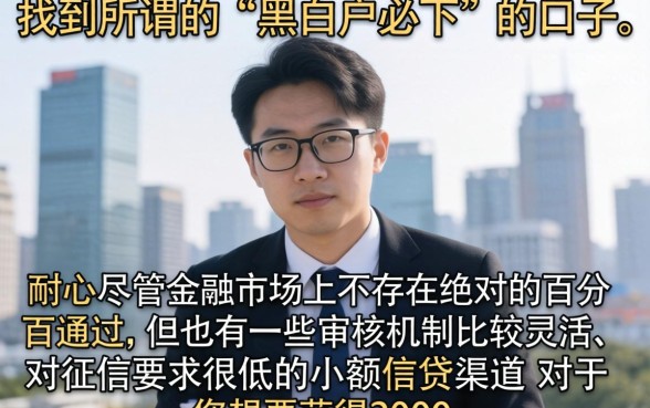 低息无视黑白口子，胪列五个黑户百分百不拒的2000借款口子