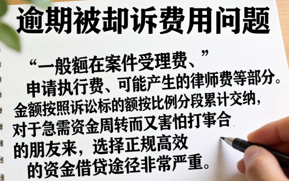 严重逾期起诉费用多少,揭秘五个芝麻借款实时到账速借平台