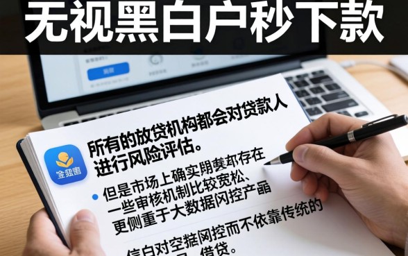 2026新口子无视黑白论坛，罗列五个无视黑白户秒下款app