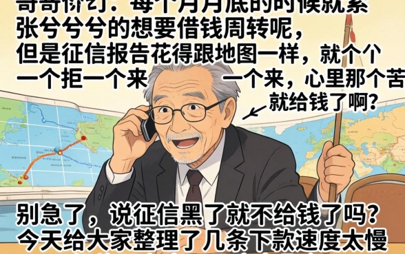 下款快不上征信的口子，归纳五个不查征信好下款的网贷口子