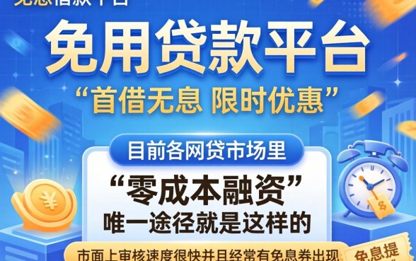 哪个借款平台免息,概览五个极速审核的网贷软件