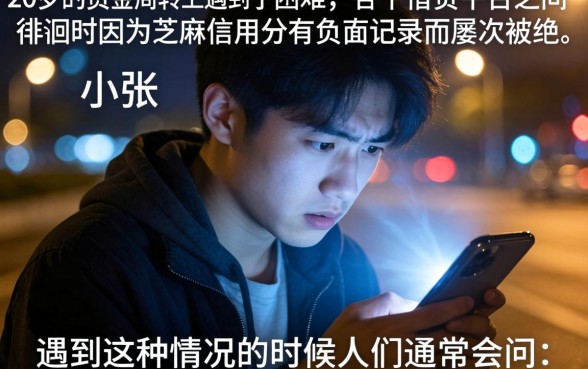 20周岁能贷款的软件，详细阐述五个芝麻分负面借款的软件