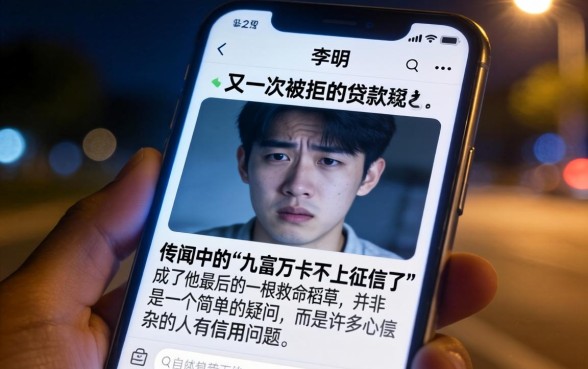 九富万卡不上征信了吗，汇总5个无视综合评分不足必下款口子