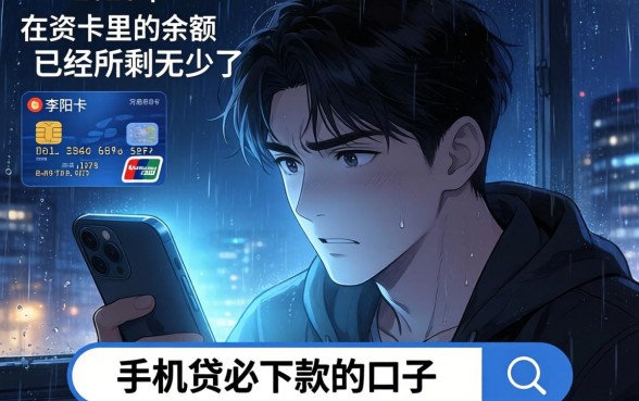 2026年手机贷必下款的口子,细致阐述5个无忧速借当天放款的app