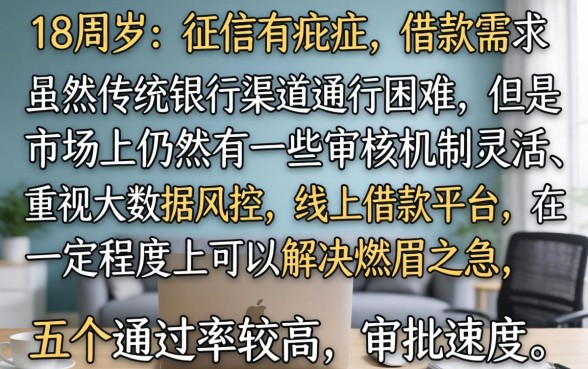 18岁黑户小额贷款,规整5个秒批通过的网贷平台