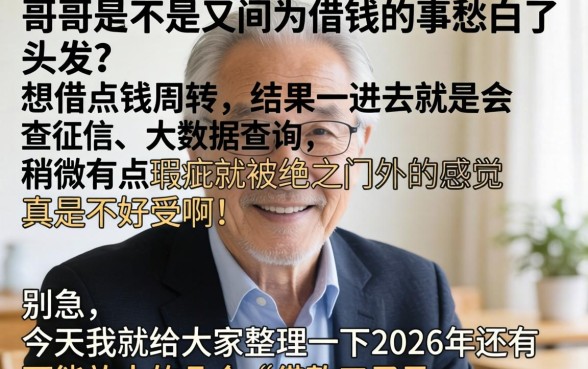 2026借款口子马甲，理出5个可以借钱不用审核的软件