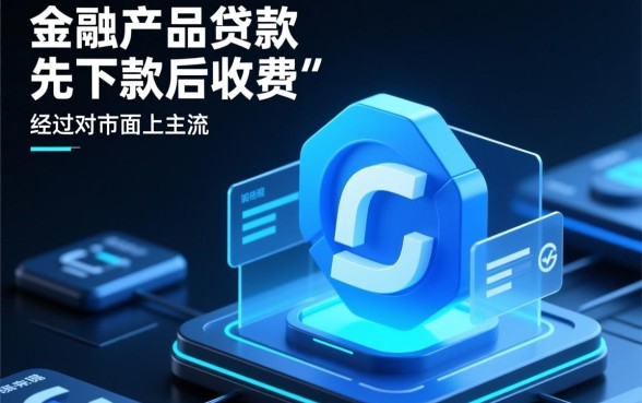 为什么有的贷款可以先下款后收费