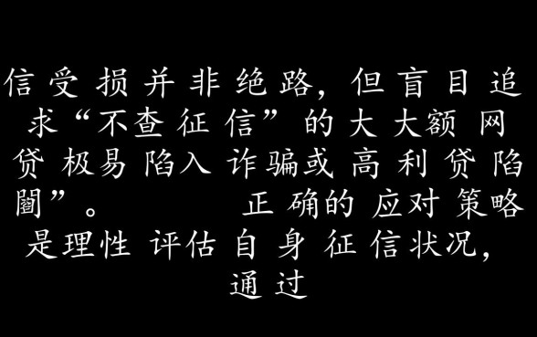 有哪些不查征信的大额网贷平台