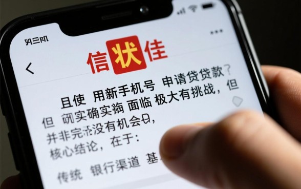 新手机号征信不好哪里有口子