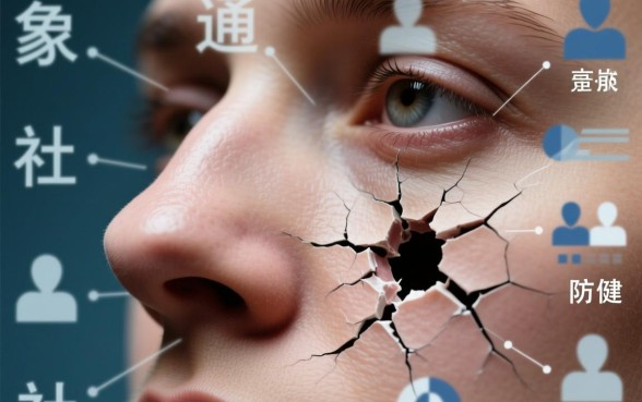 梦到鼻子下边脸皮开口是啥意思