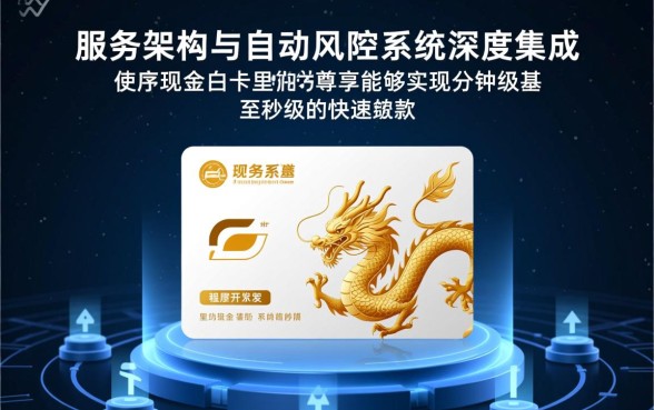 使用现金白卡龙尊享能快速获得贷款吗