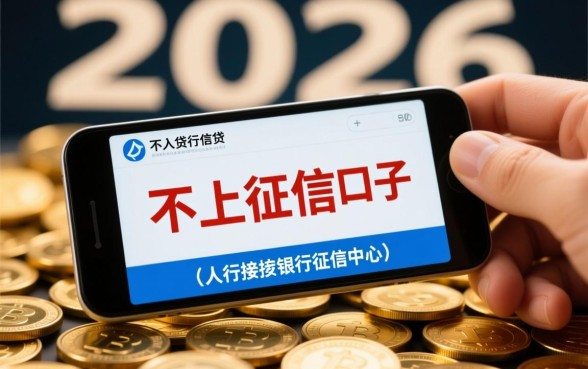 2026不上征信网贷有哪些口子