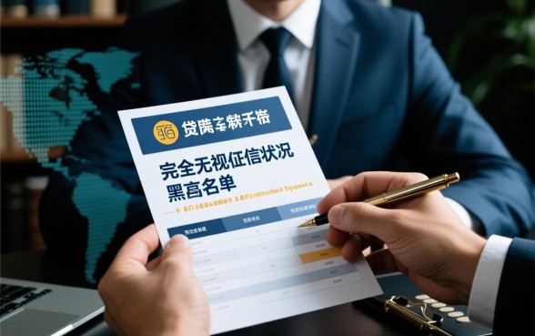 无视黑白无视征信申请就下款的口子有哪些