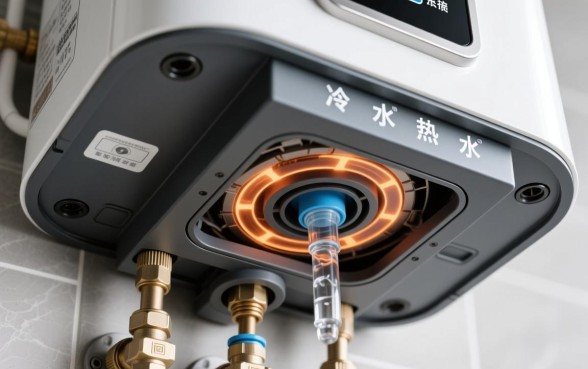 零冷水热水器下面有几个口子
