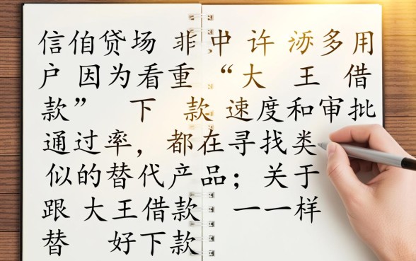 跟大王借款一样好下款的口子叫什么名字呢