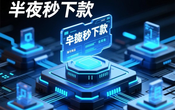 难道真有那种半夜也能秒下款的小贷平台