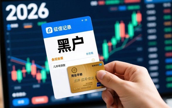 黑户征信不好能下款的网贷平台2026