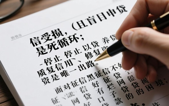 征信黑了有网贷口子没贷款